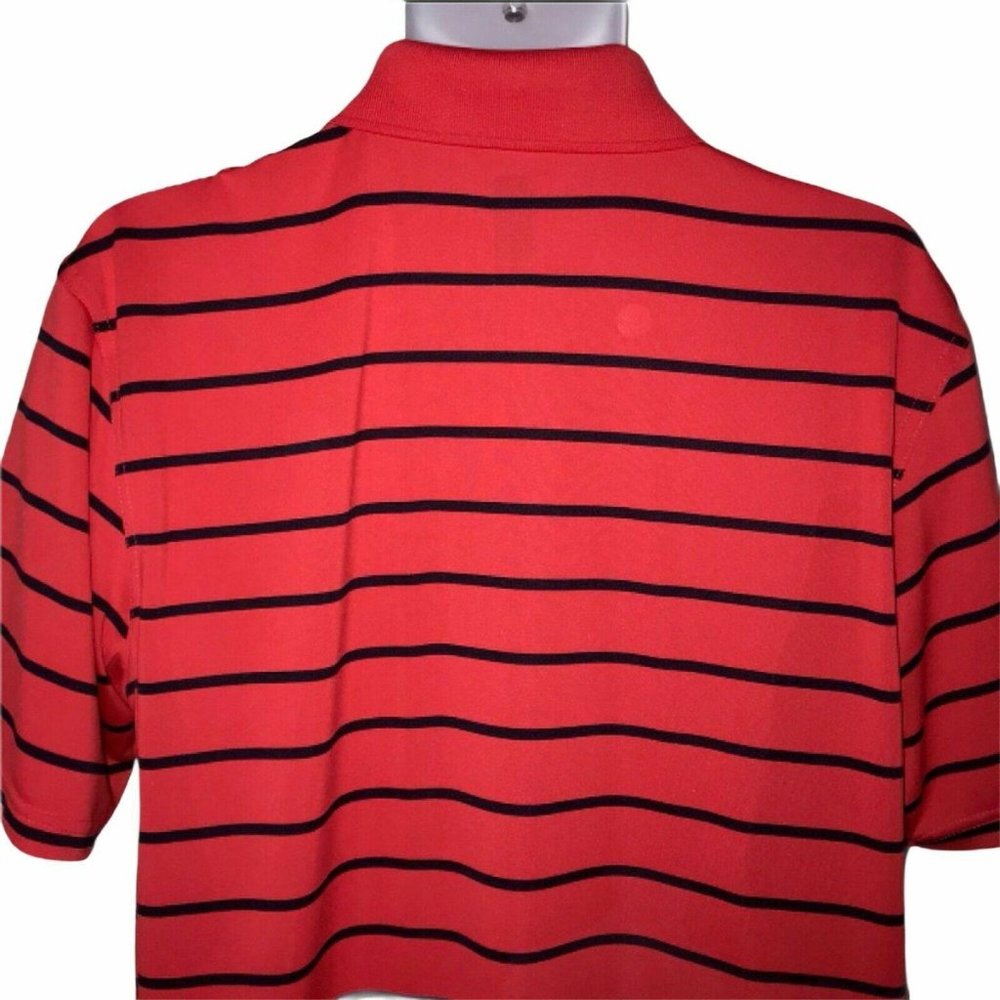 PGA Tour Airflux Red Athletic Golf Polo Shirt L - Picture 7 of 8
